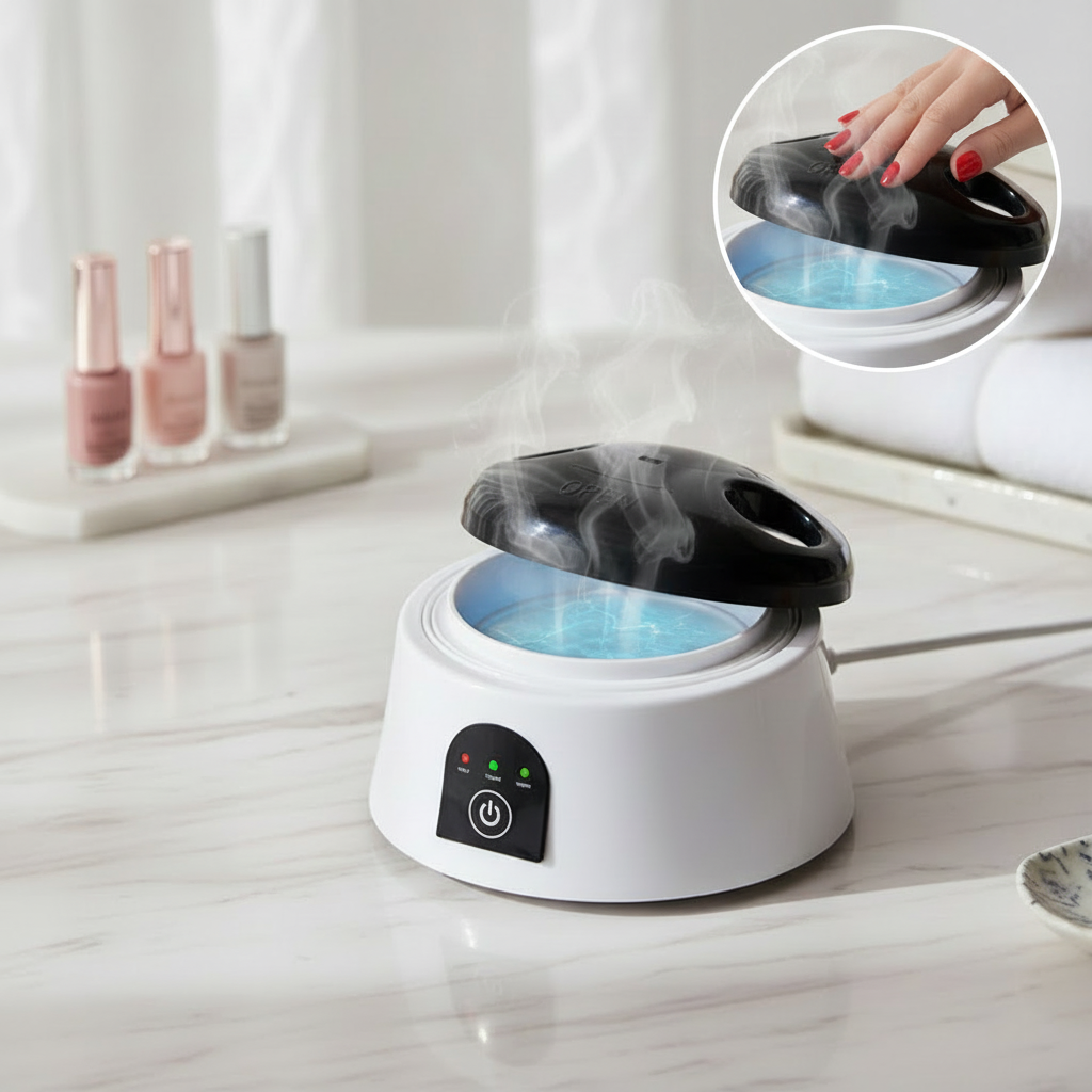 Complete nail polish remover with detail shot