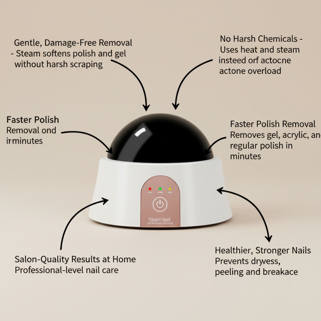 Steam Nail Gel Remover Benefits